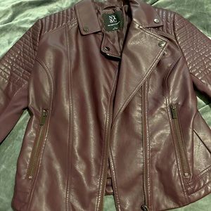 Burgundy New York & Company jacket